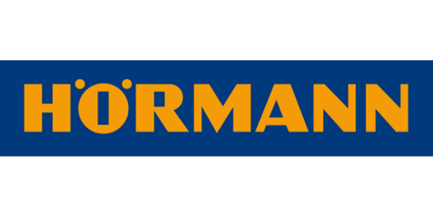 HÖRMANN Logo, weltweit bekannter Familienbetrieb, der Tore, Türen, Zargen und Antriebskomponenten entwickelt und produziert.